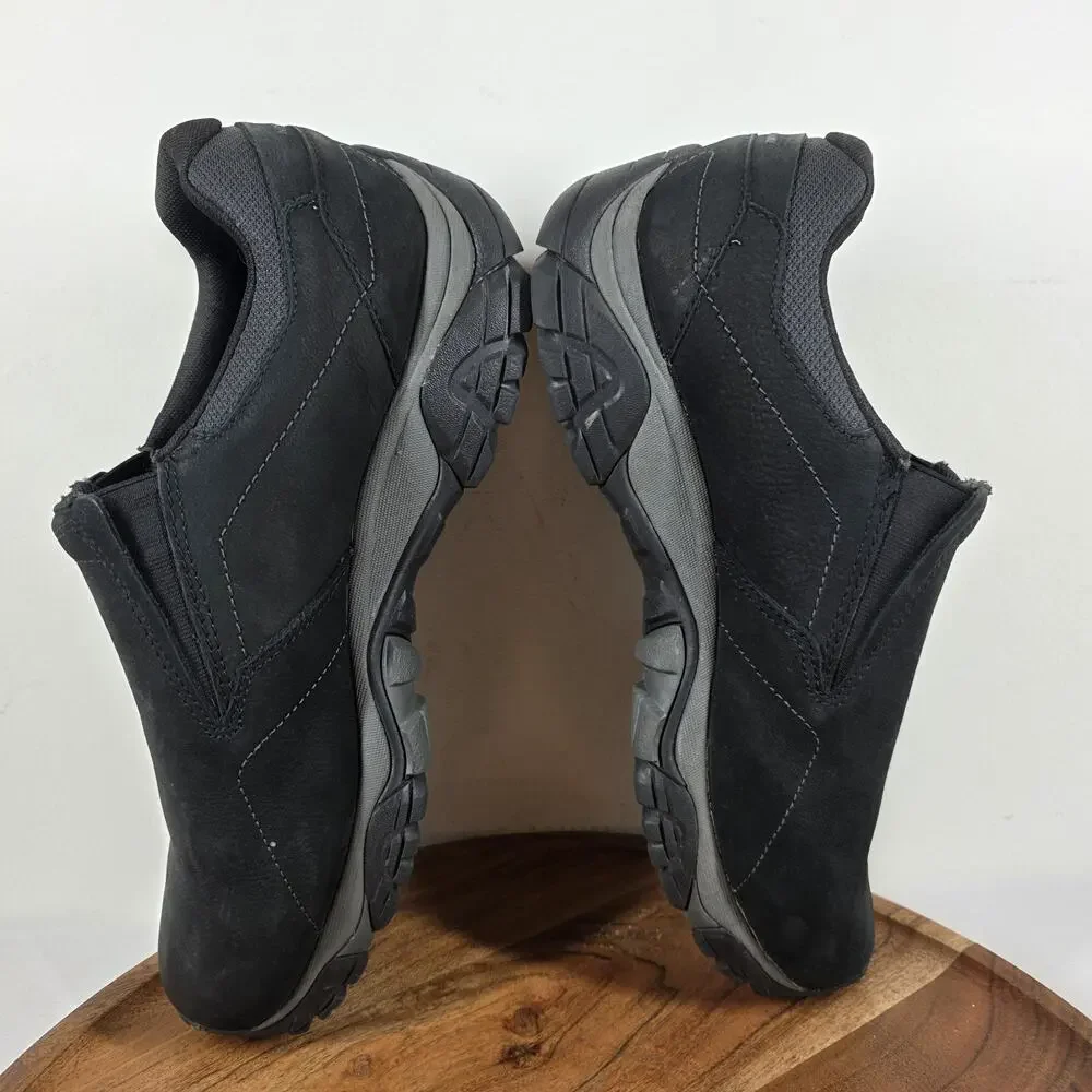 Merrell Moab Adventure Moc Mens Black Size 11.5 Wide Slipon Hiking Shoes J91833W